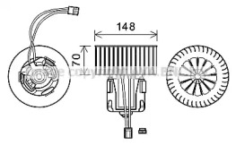 Электродвигатель AVA QUALITY COOLING BW8540