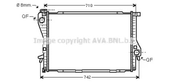 Теплообменник AVA QUALITY COOLING BWA2233