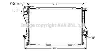 Теплообменник AVA QUALITY COOLING BWA2235