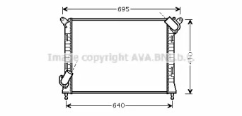 Теплообменник AVA QUALITY COOLING BWA2307