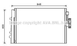 Конденсатор AVA QUALITY COOLING BWA5481D