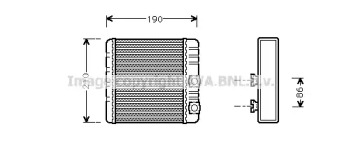 Теплообменник AVA QUALITY COOLING BWA6211