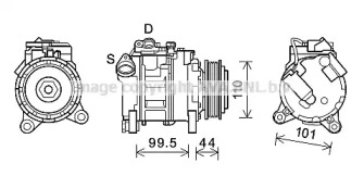 Компрессор AVA QUALITY COOLING BWAK492