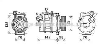 Компрессор AVA QUALITY COOLING BWAK496