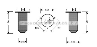 Осушитель AVA QUALITY COOLING BWD216