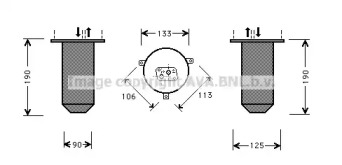 Осушитель AVA QUALITY COOLING BWD218