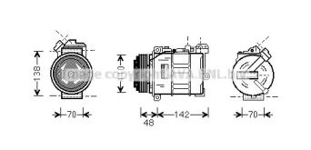 Компрессор AVA QUALITY COOLING BWK015