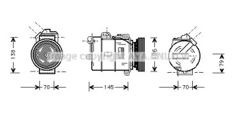 Компрессор AVA QUALITY COOLING BWK064