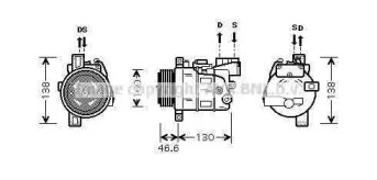 Компрессор AVA QUALITY COOLING BWK319