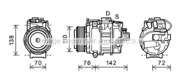 Компрессор AVA QUALITY COOLING BWK419