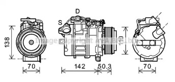 Компрессор AVA QUALITY COOLING BWK428