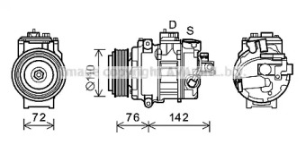 Компрессор AVA QUALITY COOLING BWK486