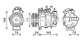 Компрессор AVA QUALITY COOLING BWK551