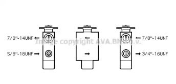 Клапан AVA QUALITY COOLING CN1223