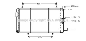 Теплообменник AVA QUALITY COOLING CN2035