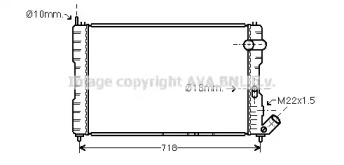 Теплообменник AVA QUALITY COOLING CN2037