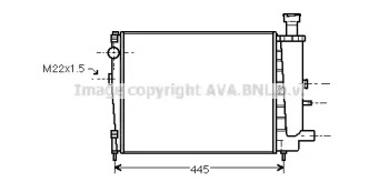 Теплообменник AVA QUALITY COOLING CN2041