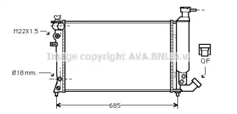 Теплообменник AVA QUALITY COOLING CN2060