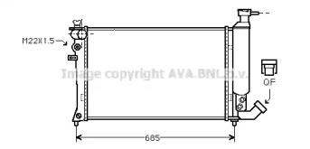 Теплообменник AVA QUALITY COOLING CN2062