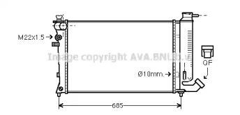 Теплообменник AVA QUALITY COOLING CN2108