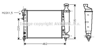 Теплообменник AVA QUALITY COOLING CN2115