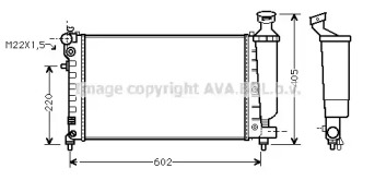 Теплообменник AVA QUALITY COOLING CN2119