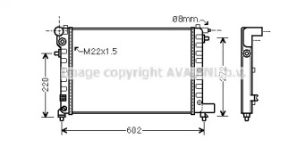 Теплообменник AVA QUALITY COOLING CN2120