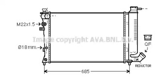 Теплообменник AVA QUALITY COOLING CN2199