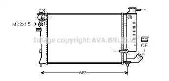 Теплообменник AVA QUALITY COOLING CN2200