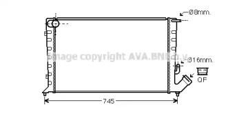 Теплообменник AVA QUALITY COOLING CN2211