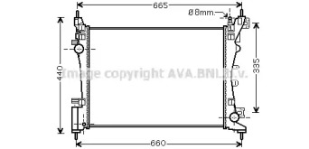 Теплообменник AVA QUALITY COOLING CN2261