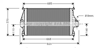 Теплообменник AVA QUALITY COOLING CN4050