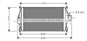 Теплообменник AVA QUALITY COOLING CN4130