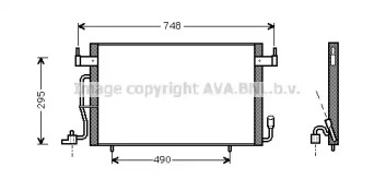 Конденсатор AVA QUALITY COOLING CN5166