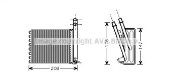 Теплообменник AVA QUALITY COOLING CN6243