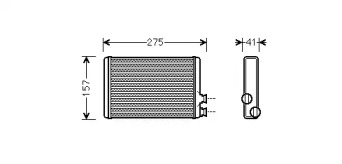 Теплообменник AVA QUALITY COOLING CN6305