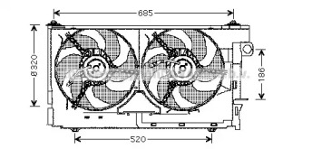 Вентилятор AVA QUALITY COOLING CN7518