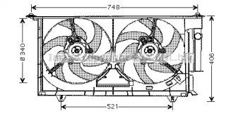 Вентилятор AVA QUALITY COOLING CN7525