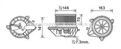 Электродвигатель AVA QUALITY COOLING CN8292