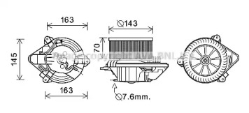 Электродвигатель AVA QUALITY COOLING CN8510