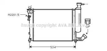 Теплообменник AVA QUALITY COOLING CNA2059