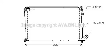 Теплообменник AVA QUALITY COOLING CNA2066