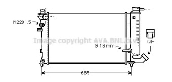 Теплообменник AVA QUALITY COOLING CNA2121