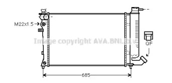 Теплообменник AVA QUALITY COOLING CNA2135