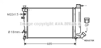 Теплообменник AVA QUALITY COOLING CNA2136