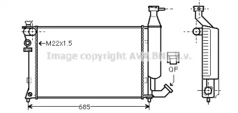 Теплообменник AVA QUALITY COOLING CNA2140