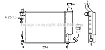 Теплообменник AVA QUALITY COOLING CNA2149