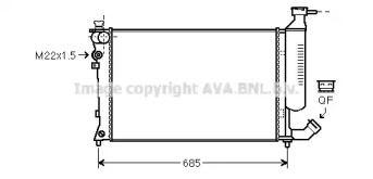 Теплообменник AVA QUALITY COOLING CNA2157