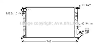 Теплообменник AVA QUALITY COOLING CNA2169