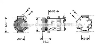 Компрессор AVA QUALITY COOLING CNAK061